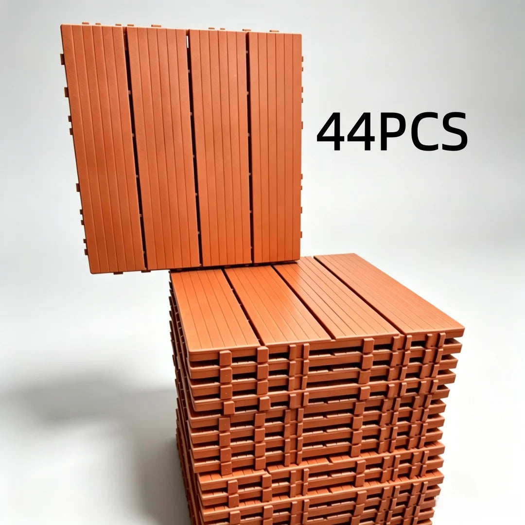 Anti Slip Interlocking Plastic Floor Tiles for Indoor Outdoor Use