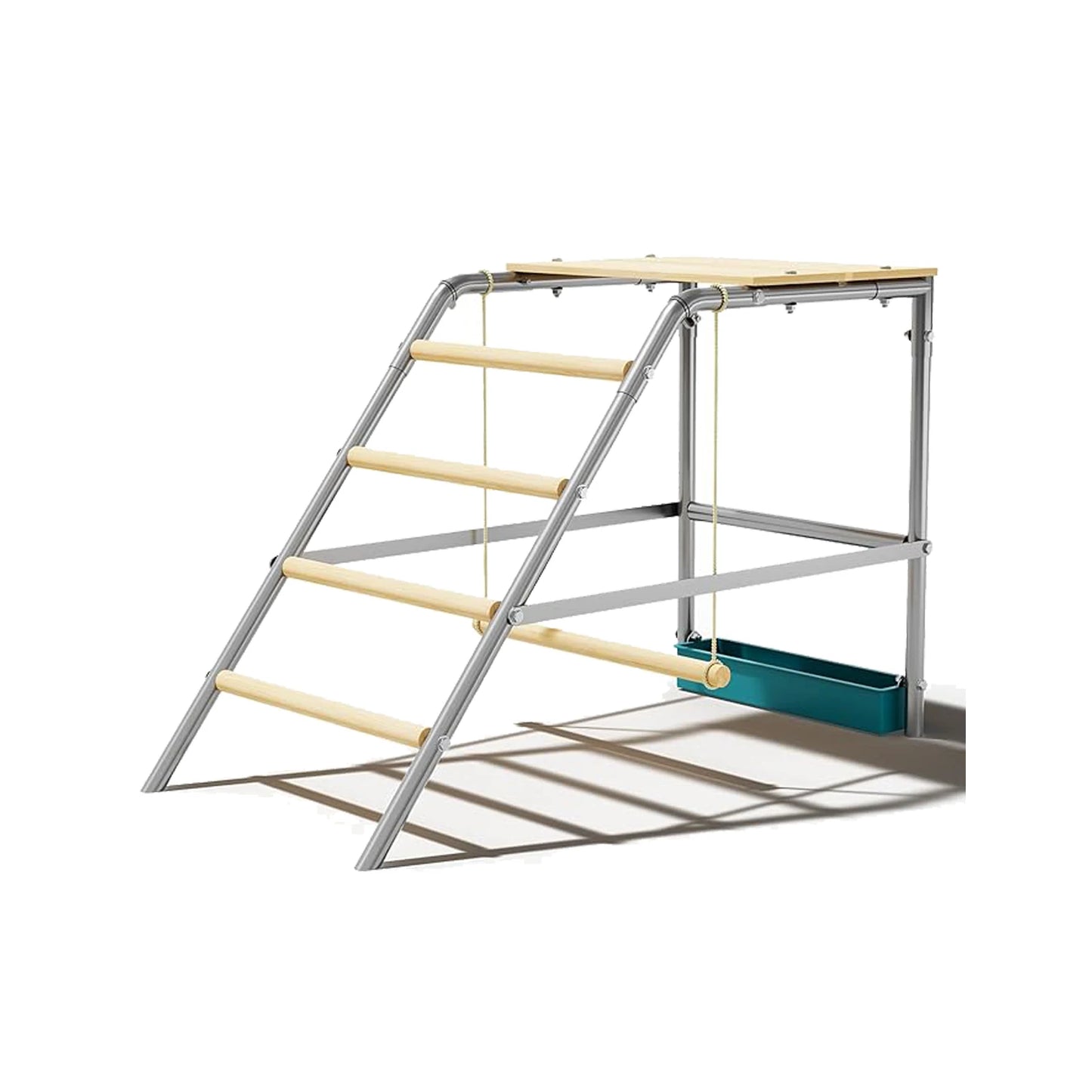 Chicken Perch for Coop with Ladder Design, Weatherproof Roosting Bars for Chickens, Durable Hen Coop Access for Backyard Poultry