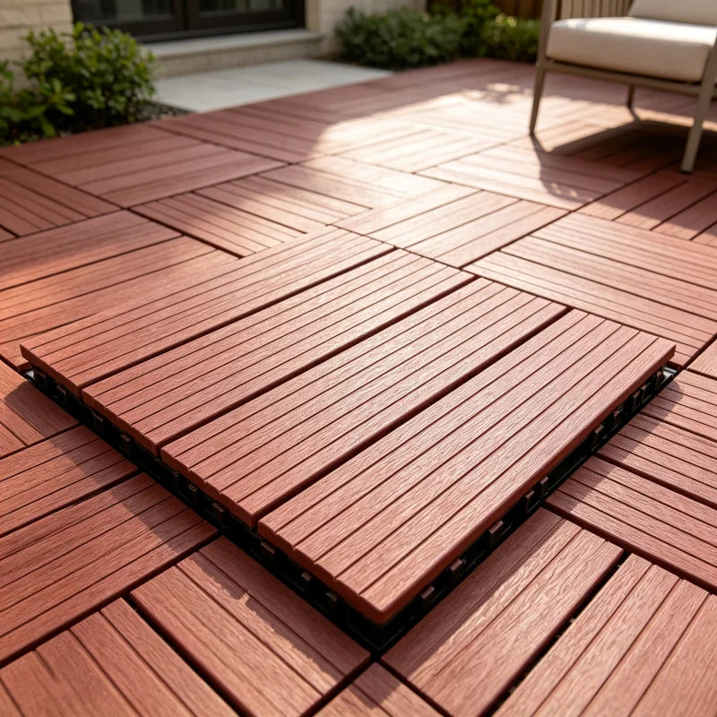 Anti Slip Interlocking Plastic Floor Tiles for Indoor Outdoor Use