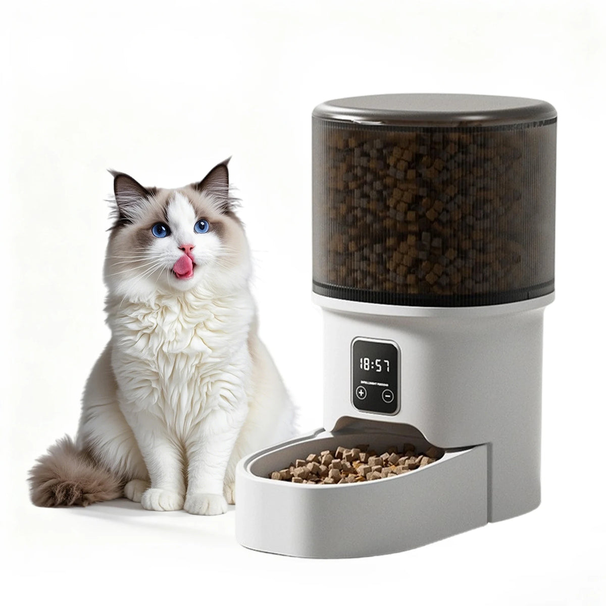 HiMISS Automatic Pet Feeder With Timer And Portion Control