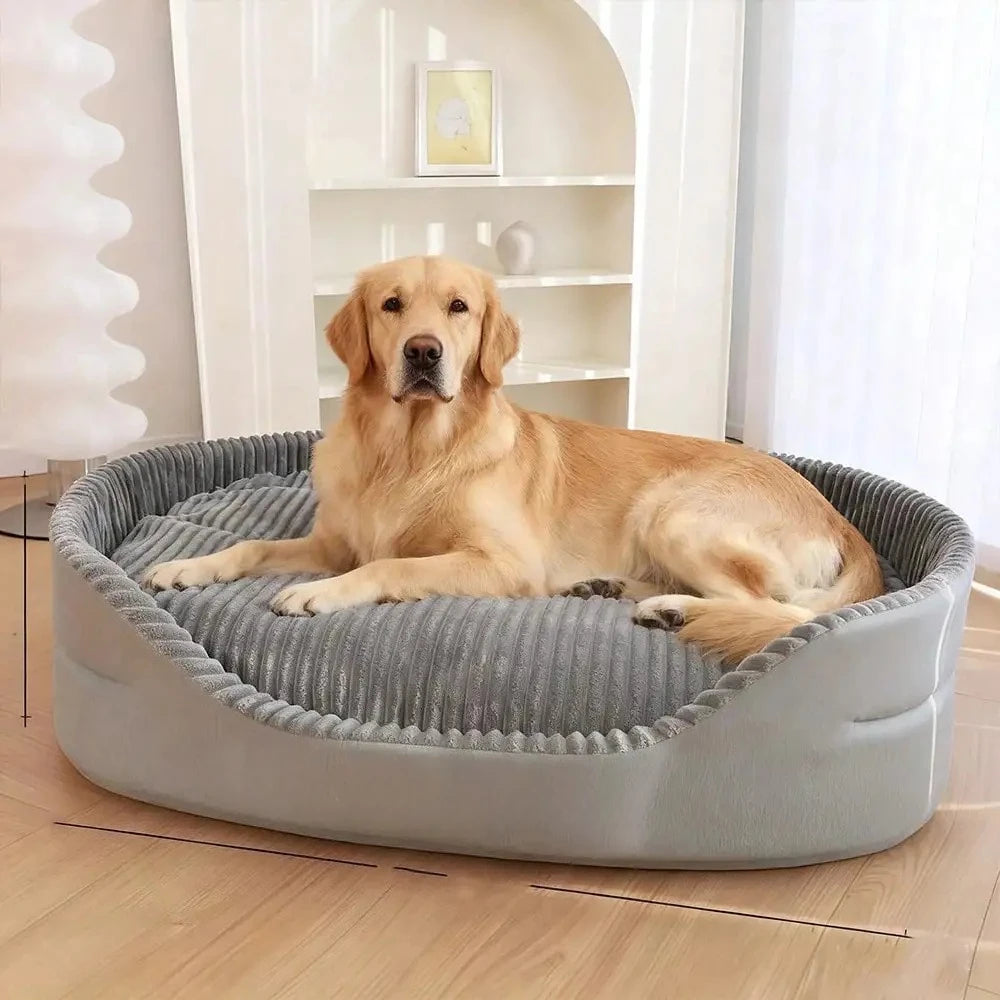 Premium Machine Washable Cotton Pet Bed For Dogs And Cats