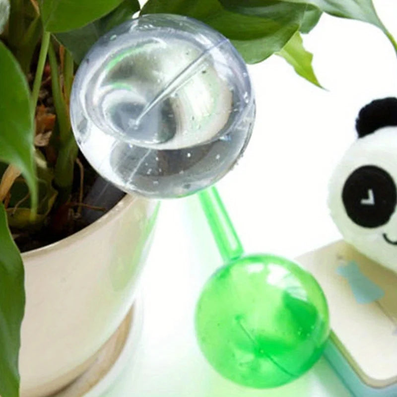 10PCS Clear Plant Watering Globes Automatic Drip Irrigation System Garden Indoor Outdoor Plant Watering Balls Devices Supplies