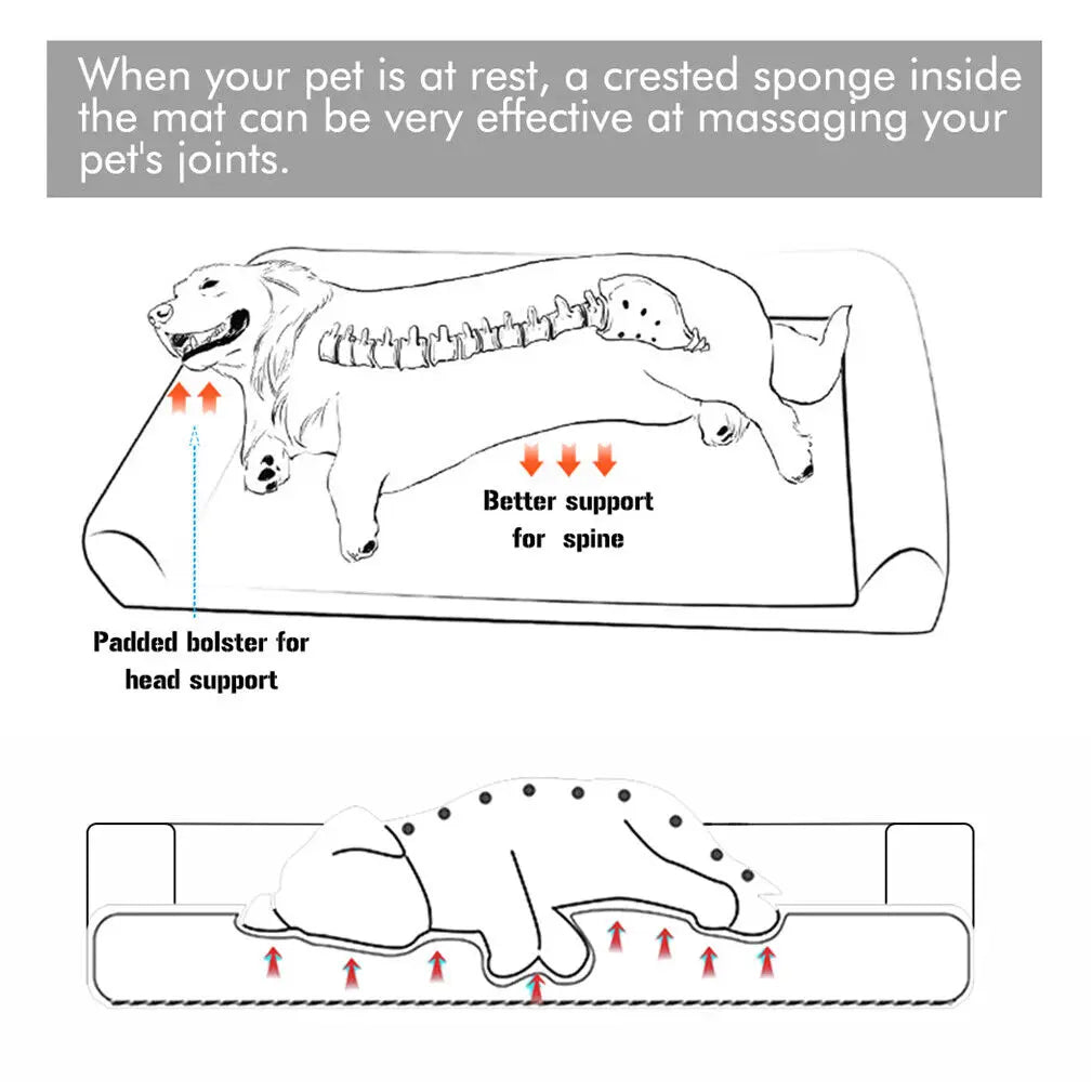BINGOPAW Extra Large Orthopedic Dog Bed With Removable Washable Cover