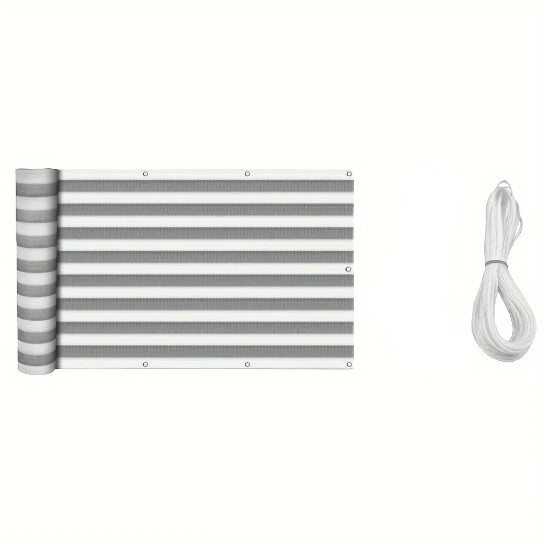 Outdoor Sun Shade Net, Sun Shade Net, Privacy Fence Screen, Tightly Woven Uv-Resistant Net with Copper Fasteners Reinforced at Corners, Suitable for Patios and Pergolas
