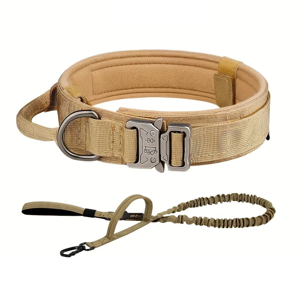Petravel Adjustable Tactical Nylon Dog Collar Quick Release Buckle