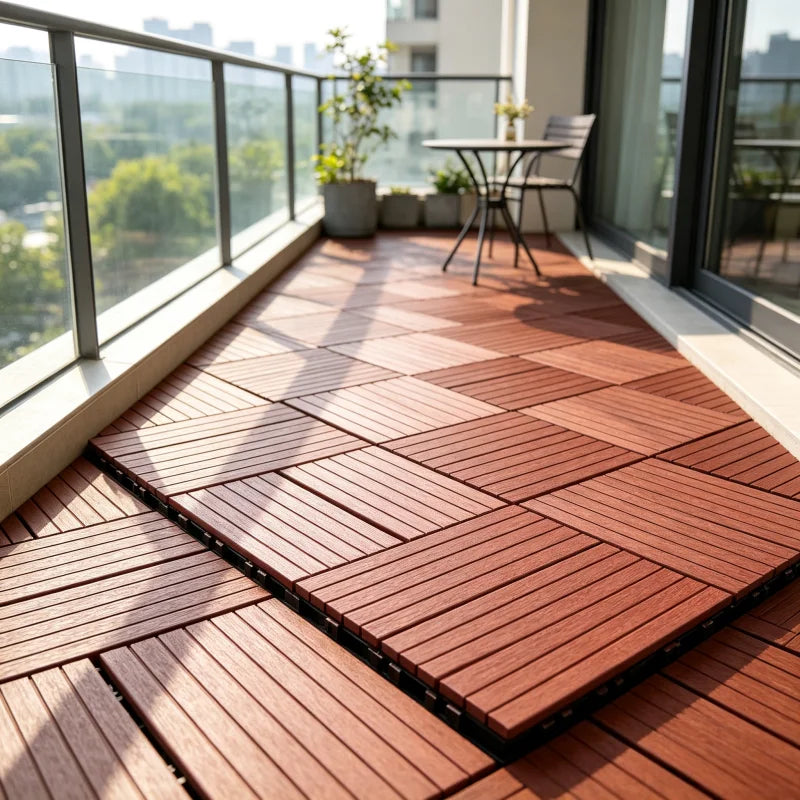 Anti Slip Interlocking Plastic Floor Tiles for Indoor Outdoor Use