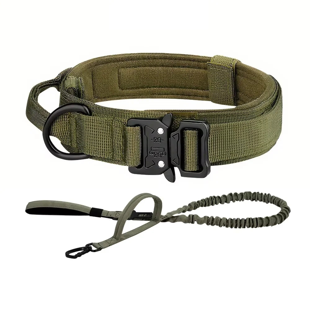 Petravel Adjustable Tactical Nylon Dog Collar Quick Release Buckle