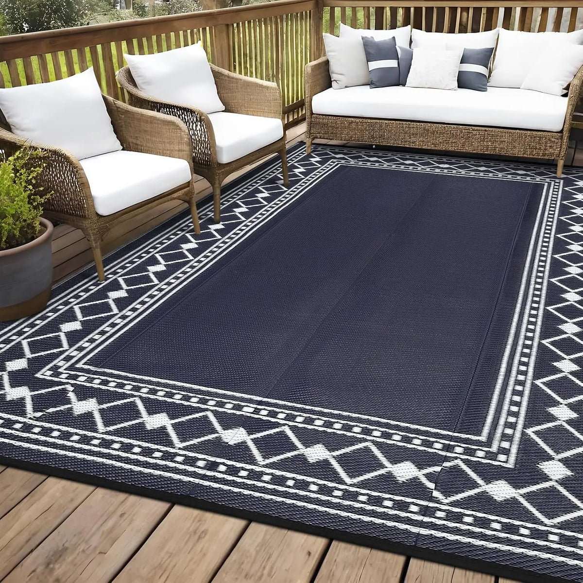 Garvee Waterproof Washable Decorative Living Room Carpet Rug