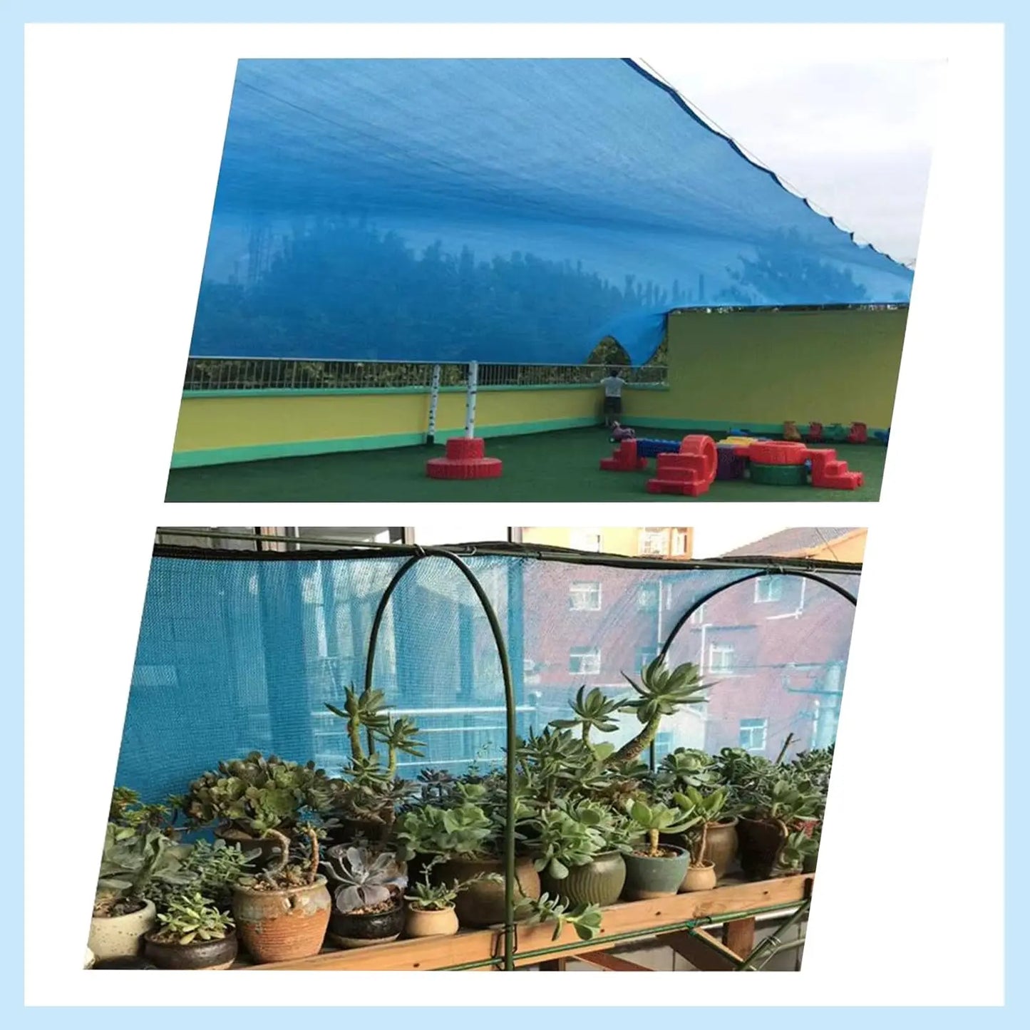 Outdoor Privacy Fence Screen for Sun-Shading Patios, Sun Shade Net with Copper Fasteners to Reinforce Outdoor Gaps, Made of High-Density Evenly Woven Mesh with Uniform Holes, Uv-Resistant and Breathable, Suitable for Lawns, D