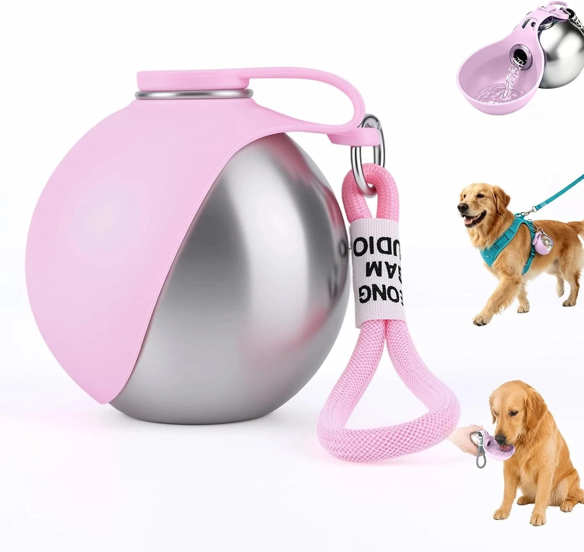 Pet water dispenser,dog travel cup,cat water bottle,puppy water feeder,stainless steel dog cup,foldable pet bowl,leak‑proof pet bottle,outdoor pet hydration,pet hiking gear,10oz pet water cup