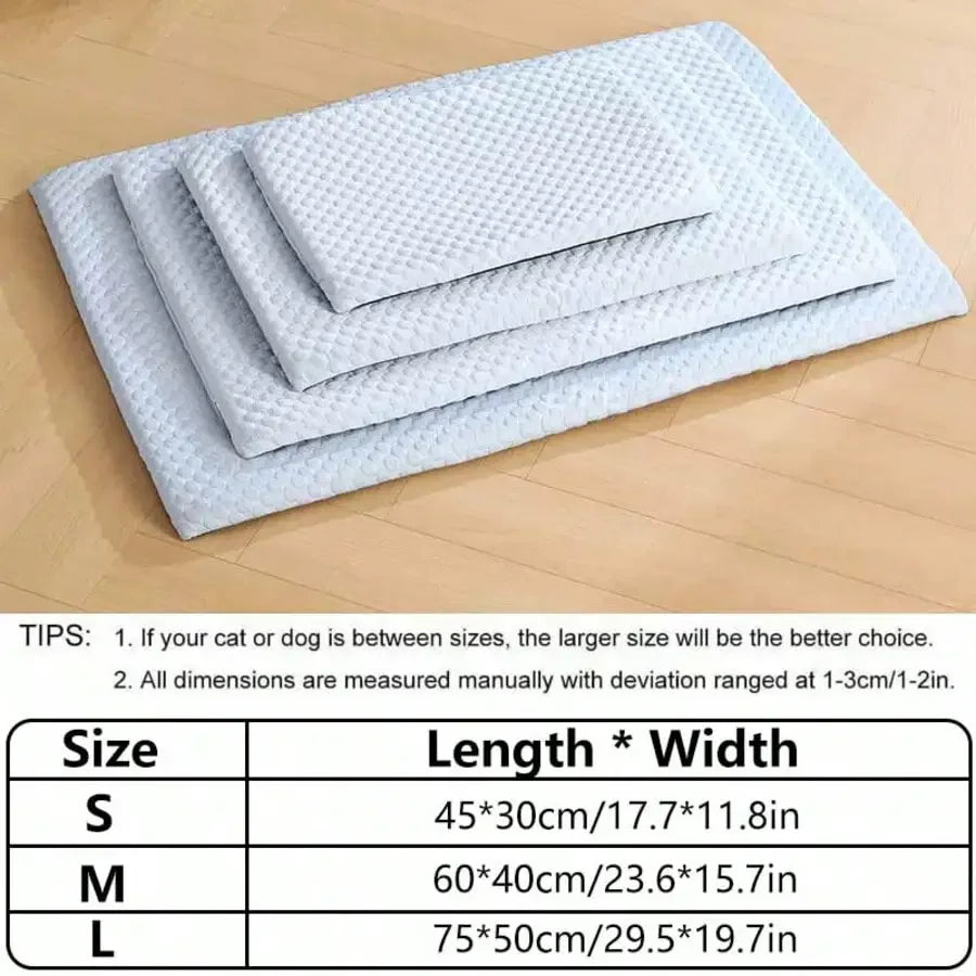 Cooling Cotton Cat Bed With Thick Padding And Breathable Design