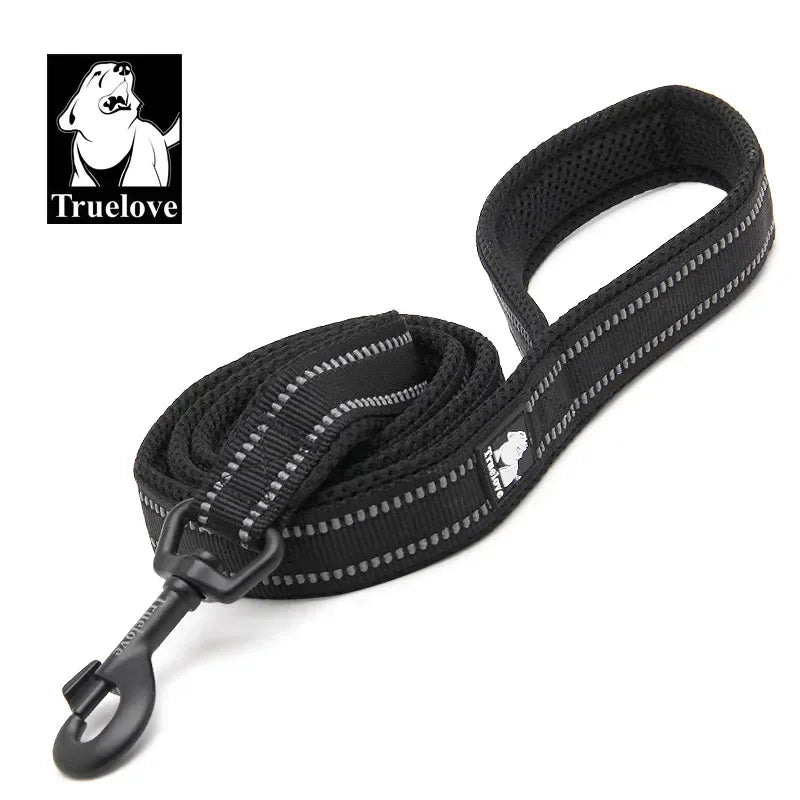 Truelove Padded Reflective Nylon Dog Walking Leash With Quick Release