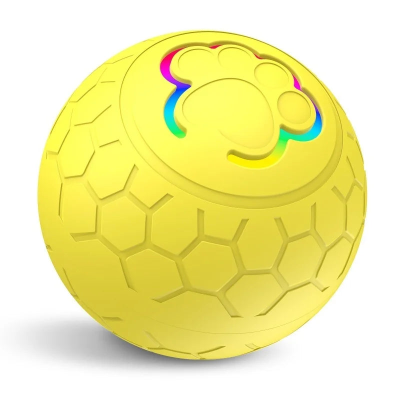 Smart Electronic Dog Toy Ball With Automatic Rolling RGB Lights