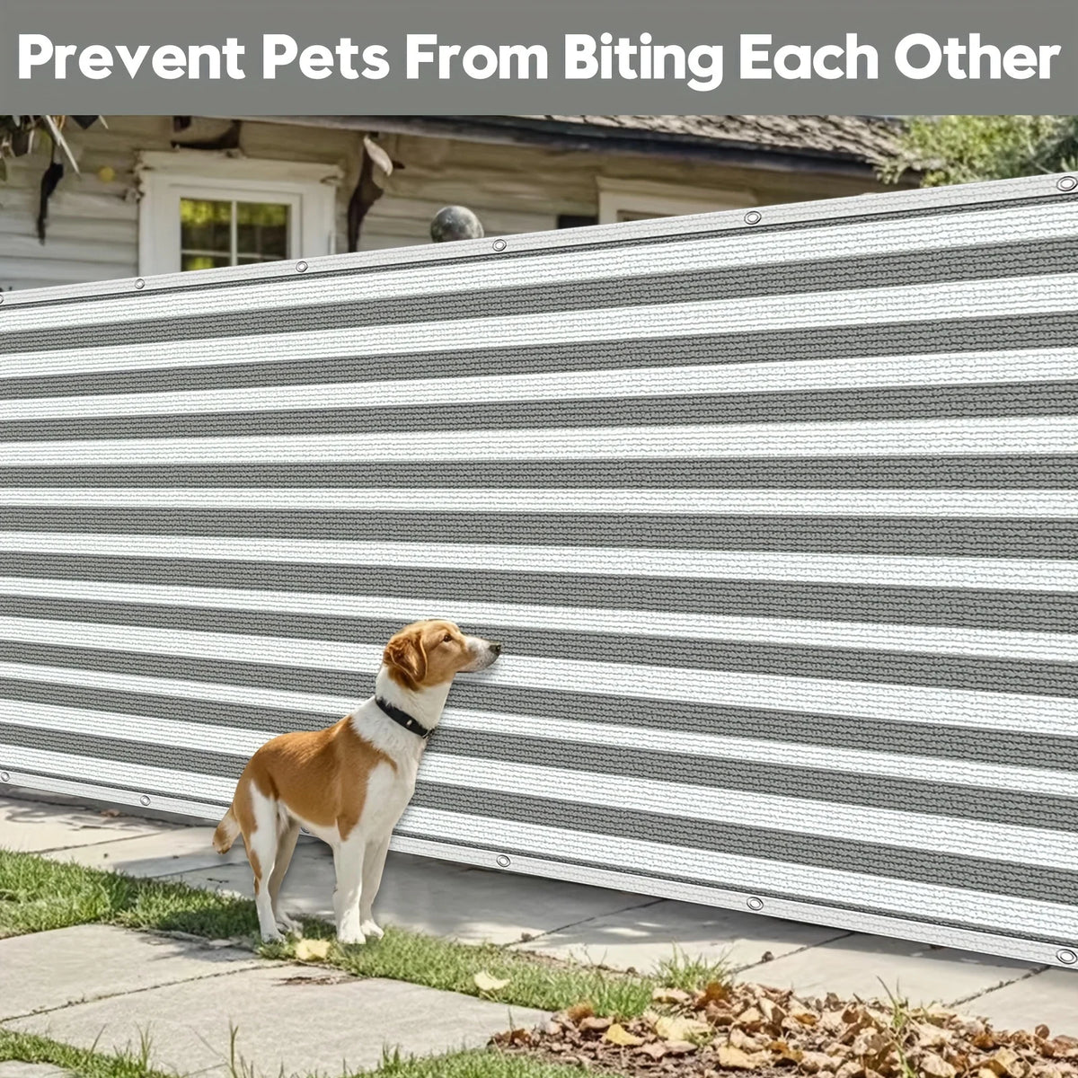 Outdoor Sun Shade Net, Sun Shade Net, Privacy Fence Screen, Tightly Woven Uv-Resistant Net with Copper Fasteners Reinforced at Corners, Suitable for Patios and Pergolas