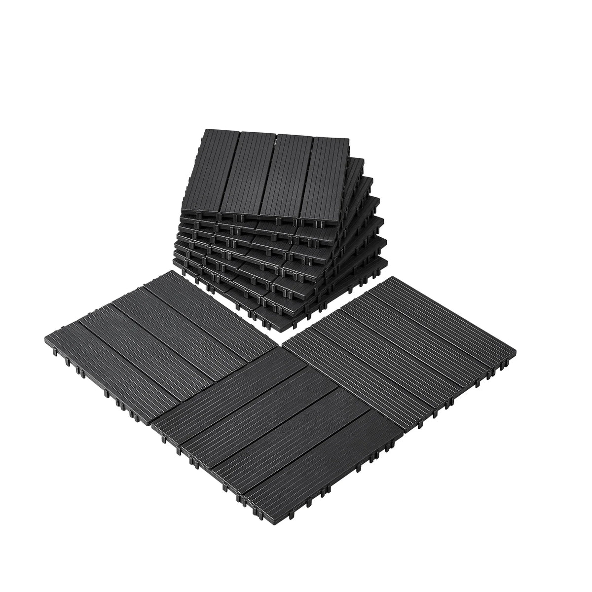 VEVOR Interlocking Waterproof Deck Tiles for Outdoor Patio Flooring
