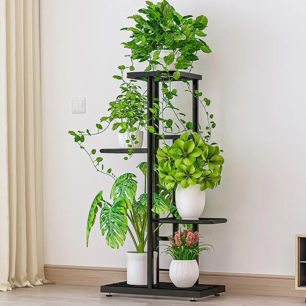 4 Tier Plant Stand Indoor, Tiered Flower Pot Holder Shelf Plants Display Shelving Unit For Living Room Garden Balcony Bedroom
