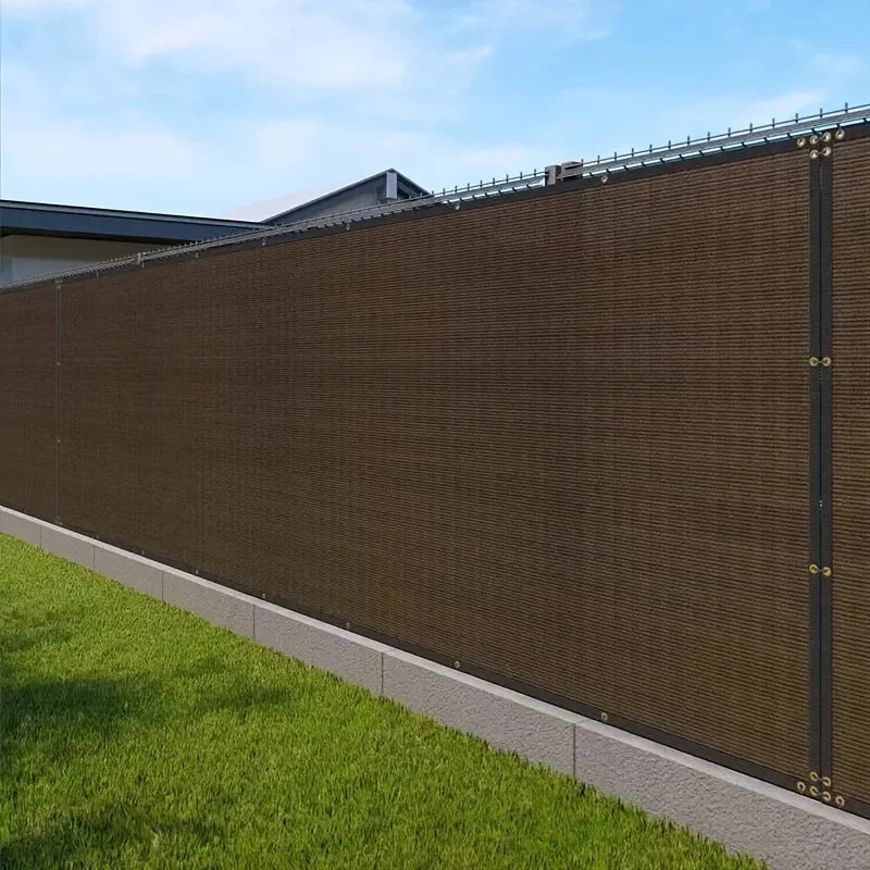 Shaded Outdoor Patios, Privacy Fence Screens, Outdoor Gap Shade Nets, High-Density Woven Shade Cloth with Brass Grommets, Uv-Resistant, Breathable and Evenly Woven, Suitable for Backyards, Gardens and Lawns