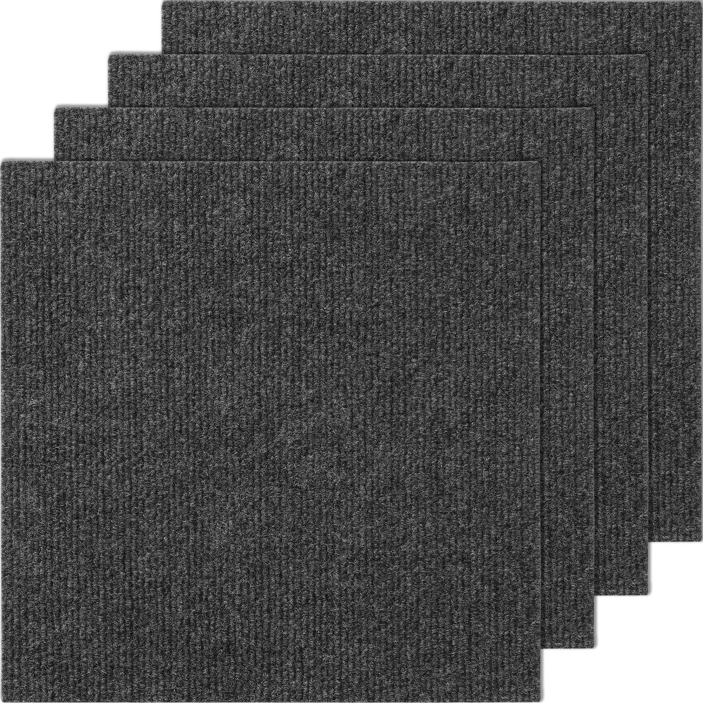 SucceBuy Carpet Tiles Peel & Stick Self Adhesive Carpet Floor Tile Soft Padded Carpet Tiles Bedroom Living Room Indoor Outdoor