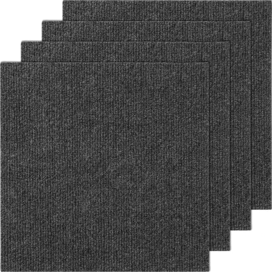 SucceBuy Carpet Tiles Peel & Stick Self Adhesive Carpet Floor Tile Soft Padded Carpet Tiles Bedroom Living Room Indoor Outdoor