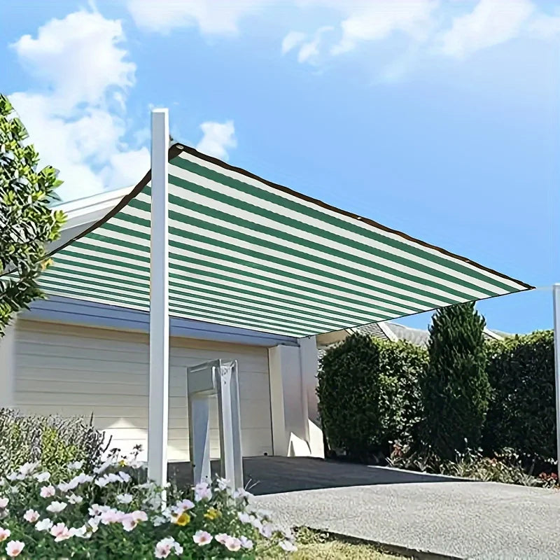Shaded Outdoor Patios, Privacy Fence Screens, Outdoor Gap Shade Nets High-Density Evenly Woven Shade Nets with Copper Buckles, Uv-Resistant and Breathable, Suitable for Backyard Lawns and Patios.