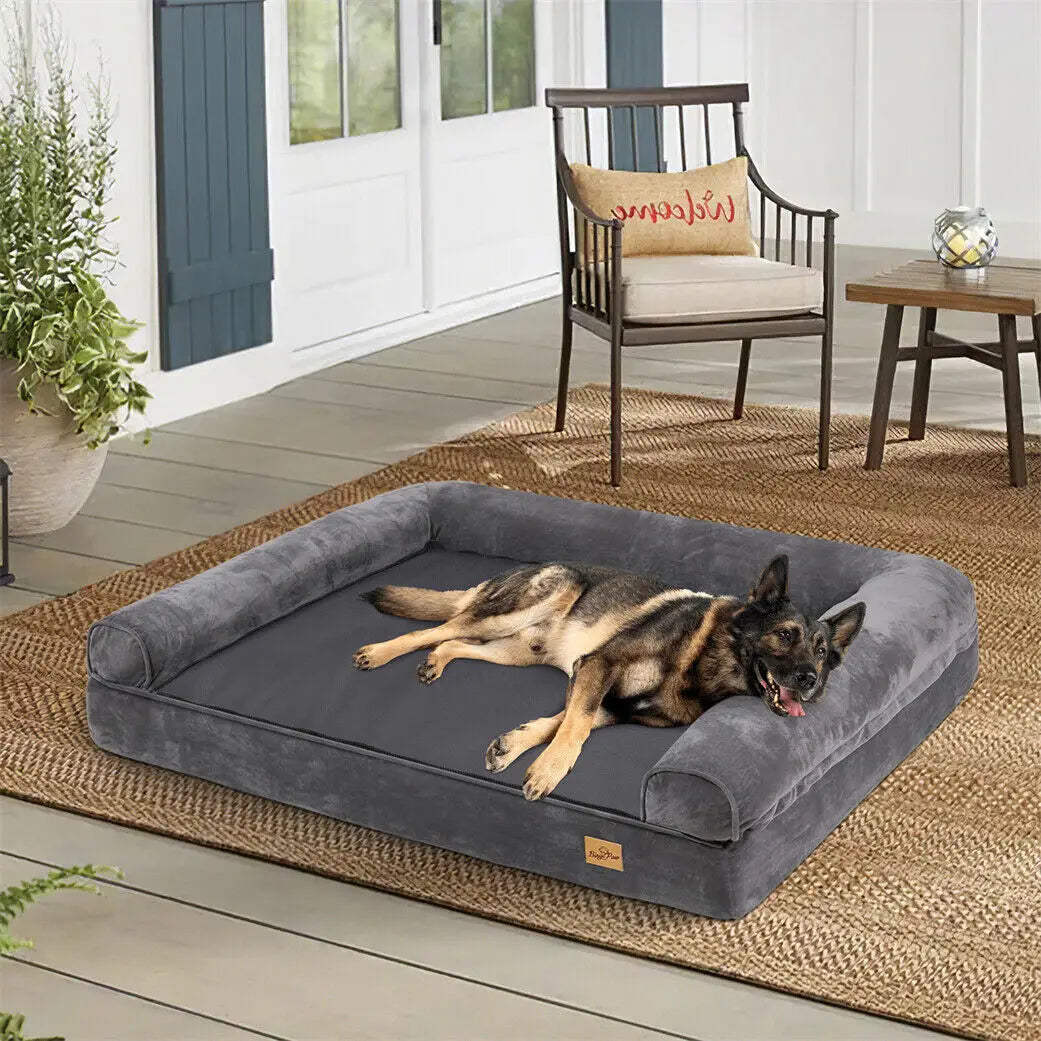 BINGOPAW Extra Large Orthopedic Dog Bed With Removable Washable Cover