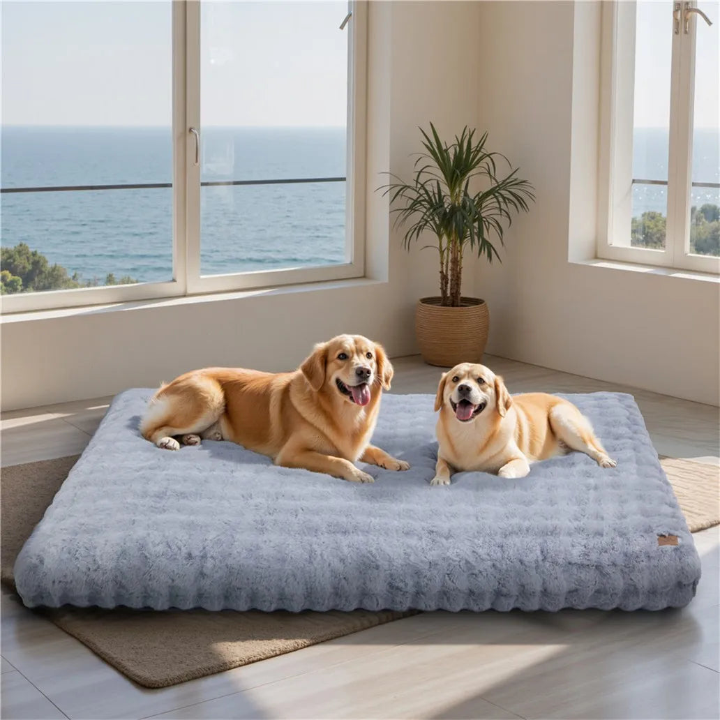 Borwart Ultra Plush Washable Dog Bed With Removable Cover