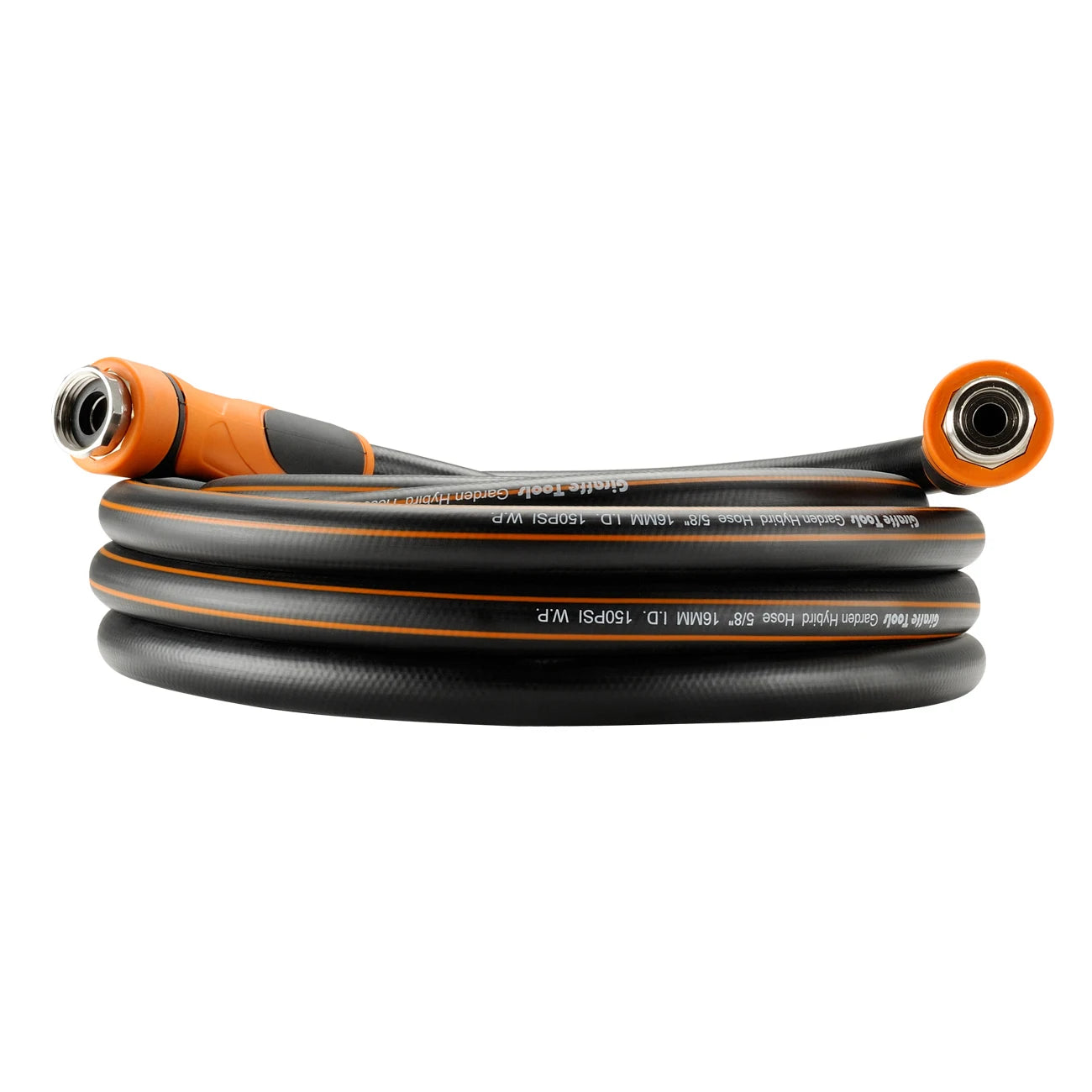 Giraffe Tools Garden Hose 5/8", Water Hose Heavy Duty, Flexible, Lightweight Hybrid Hose with Swivel Handle, 5-100ft Male to Female Fittings, Burst 600 PSI, Short Leader Hose