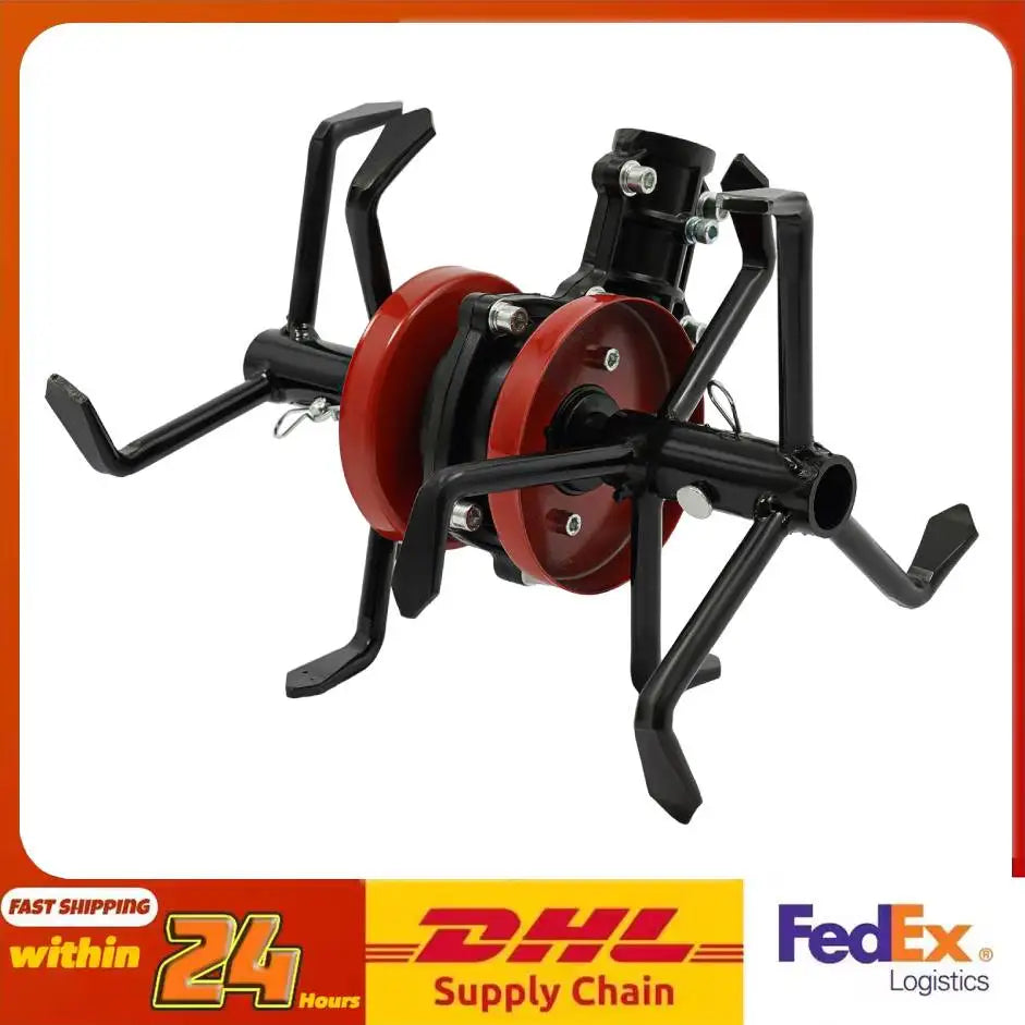 Cultivator Wheel Six Claw Weeding Tool Garden Cultivator Weeder Durable Efficient for Home Garden Soil Loosening Small Farm Use