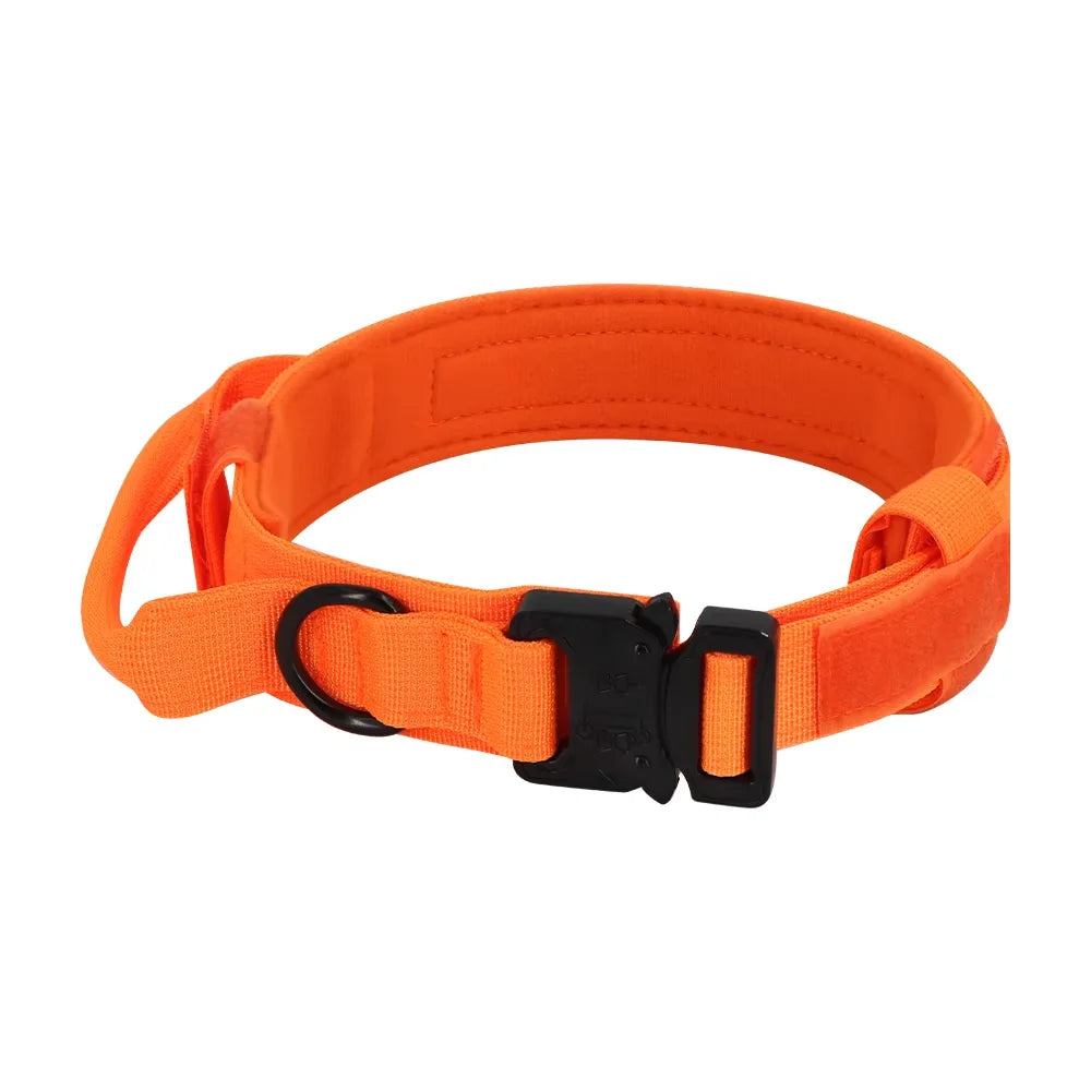 Petravel Adjustable Tactical Nylon Dog Collar Quick Release Buckle