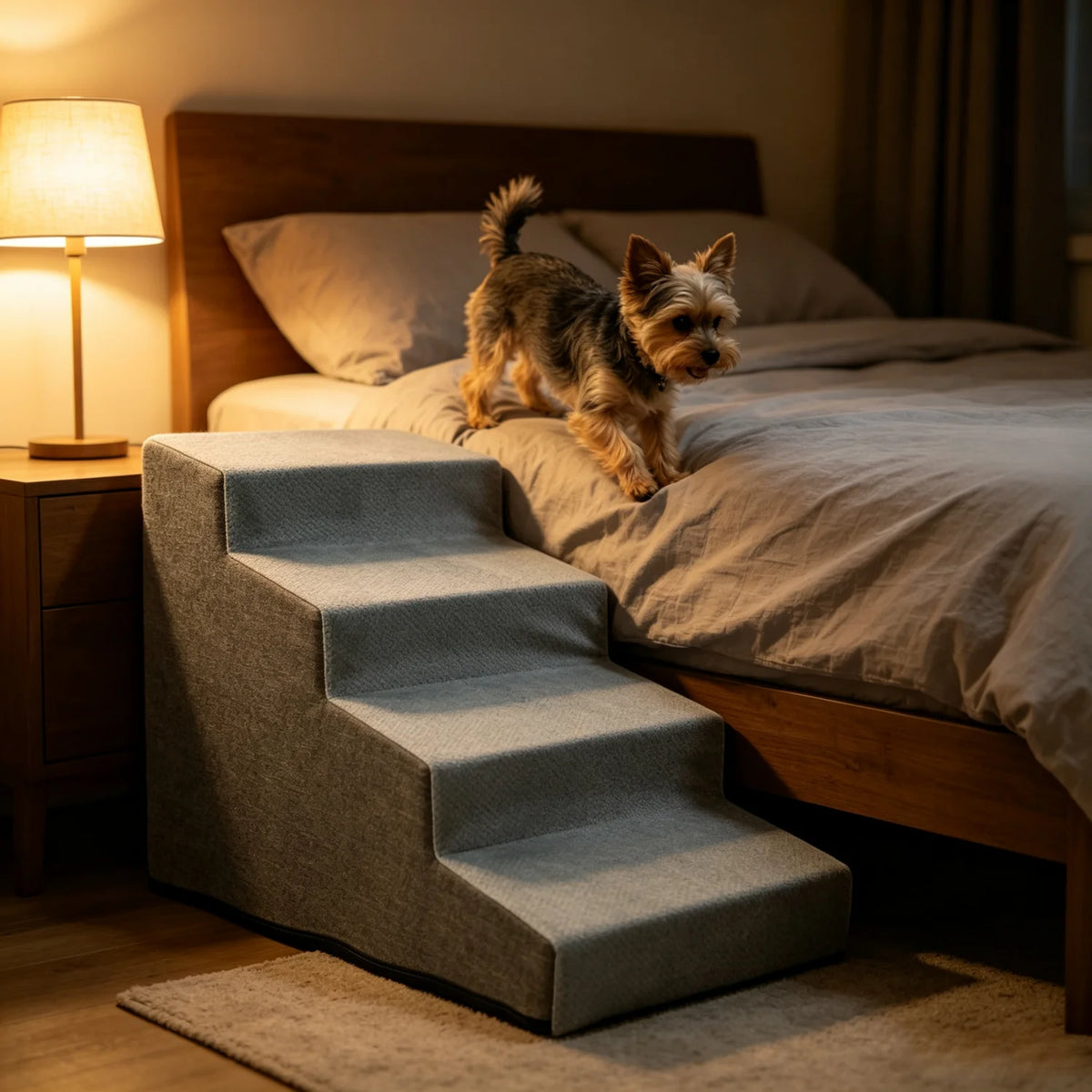 High Density Foam Pet Stairs Non Slip Washable Cover