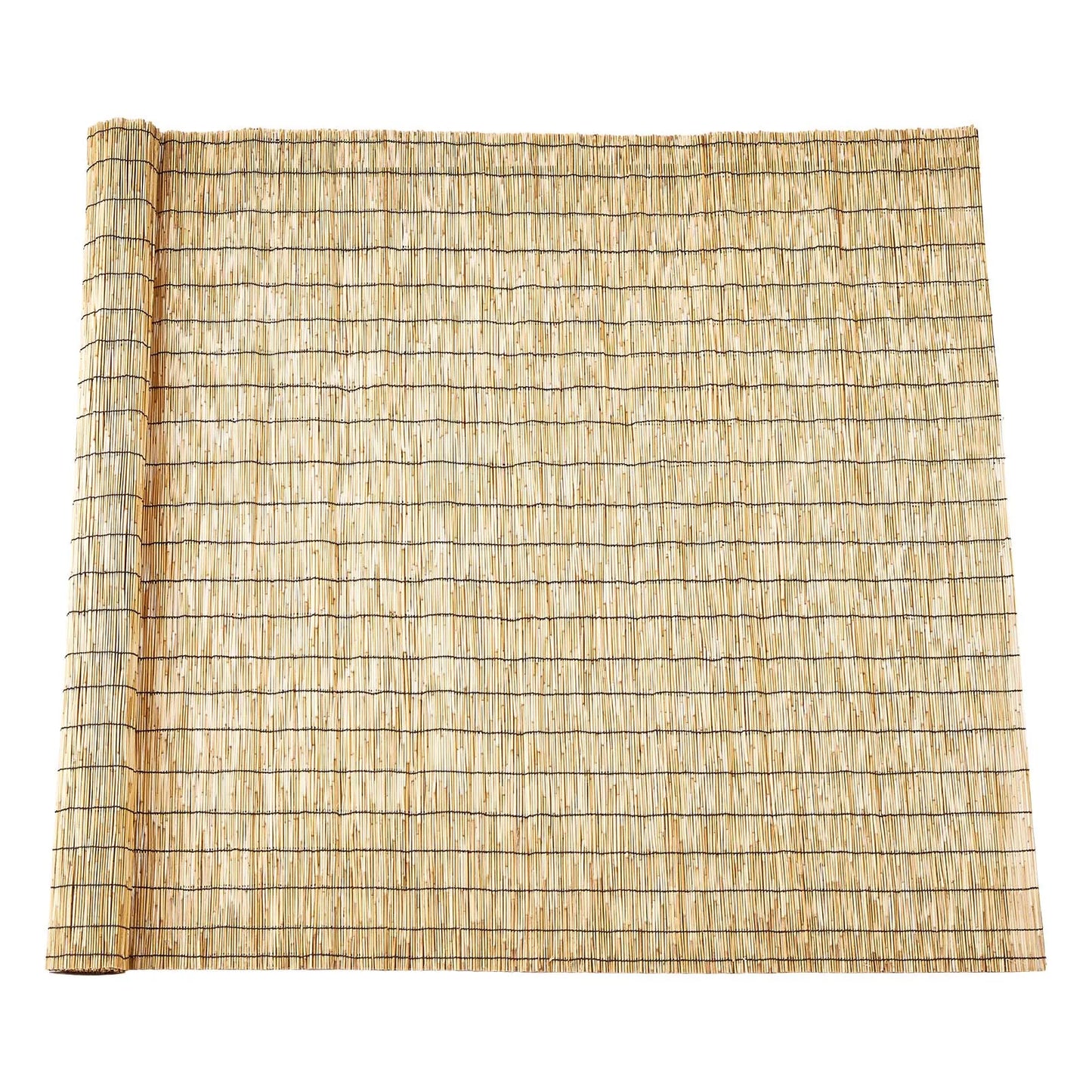 SucceBuy Natural Reed Fencing Decorative Fence Divider Privacy Screen Panel Curtain for Balcony Patio Garden Backyard Outdoor