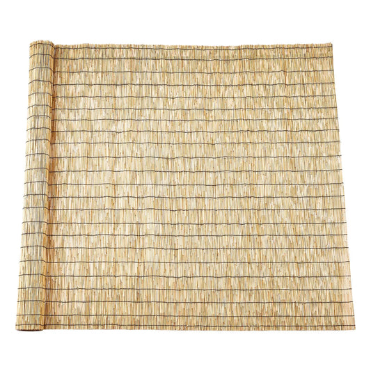 SucceBuy Natural Reed Fencing Decorative Fence Divider Privacy Screen Panel Curtain for Balcony Patio Garden Backyard Outdoor