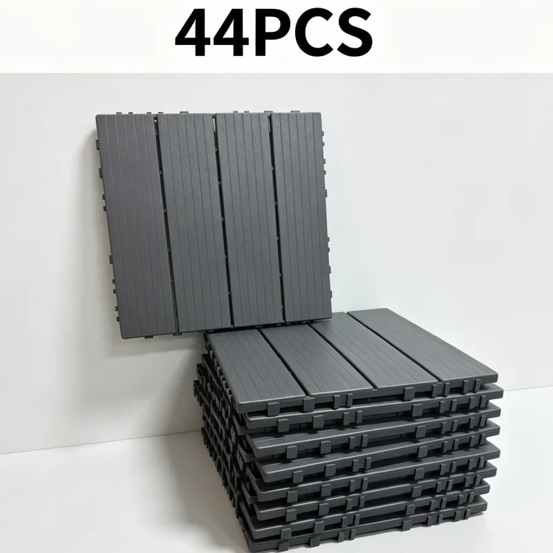 Anti Slip Interlocking Plastic Floor Tiles for Indoor Outdoor Use
