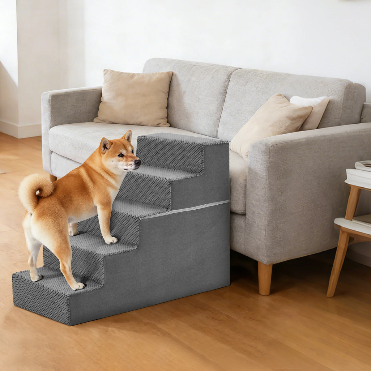 Foam Pet Stair Ramp Indoor Nonslip Steps For Small Dogs