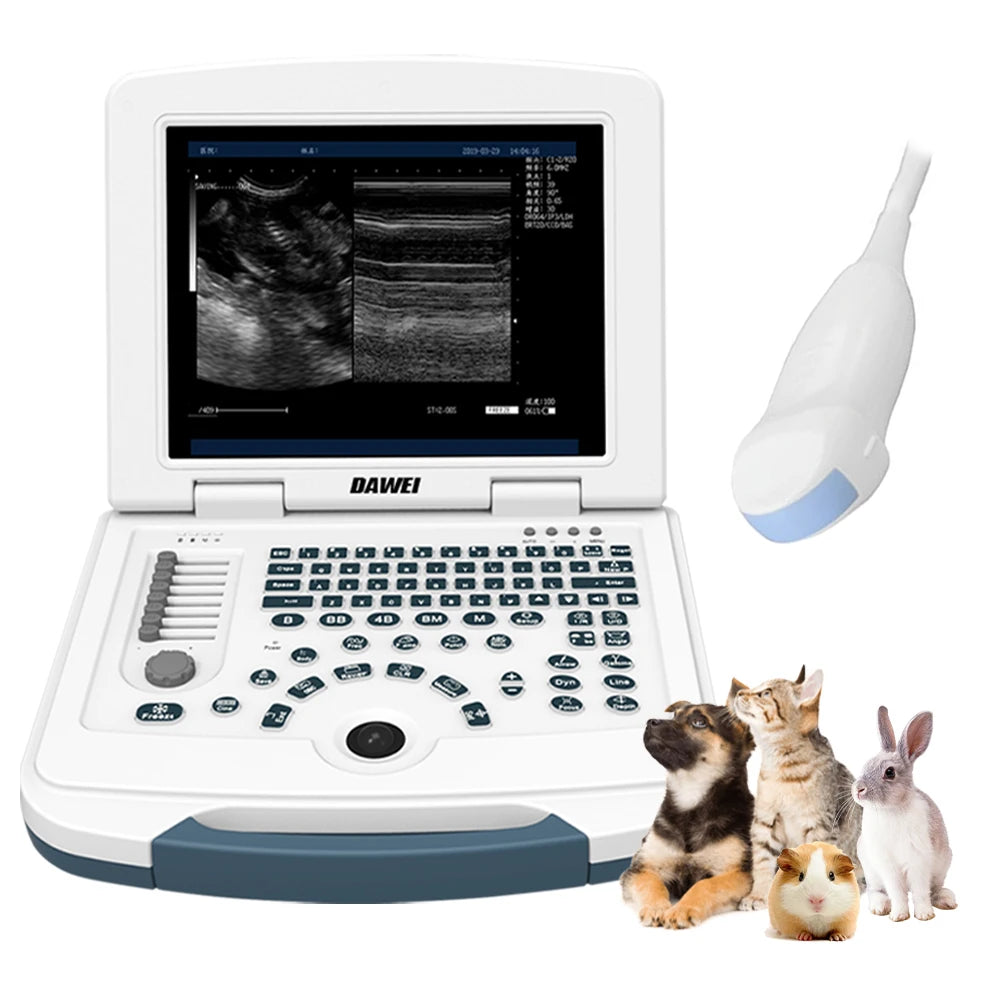 Dawei 3.5MHz Vet Portable Ultrasound Scanner for Dog Cat Pregnancy