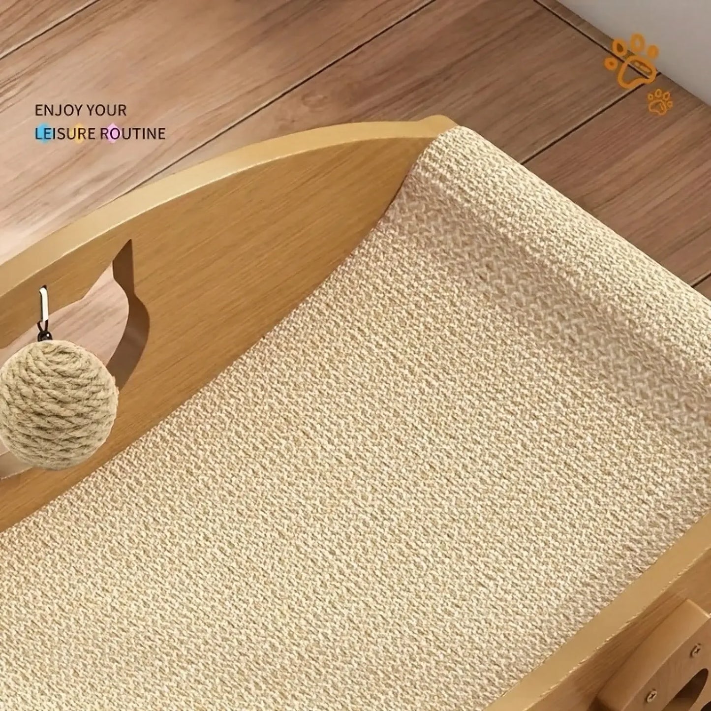 Sisal Scratching Board, Sofa With Sisal Ball Toy, Durable Sofa Suitable Claws, Sisal Scratching Bed Indoor Cats, Scratching Rock