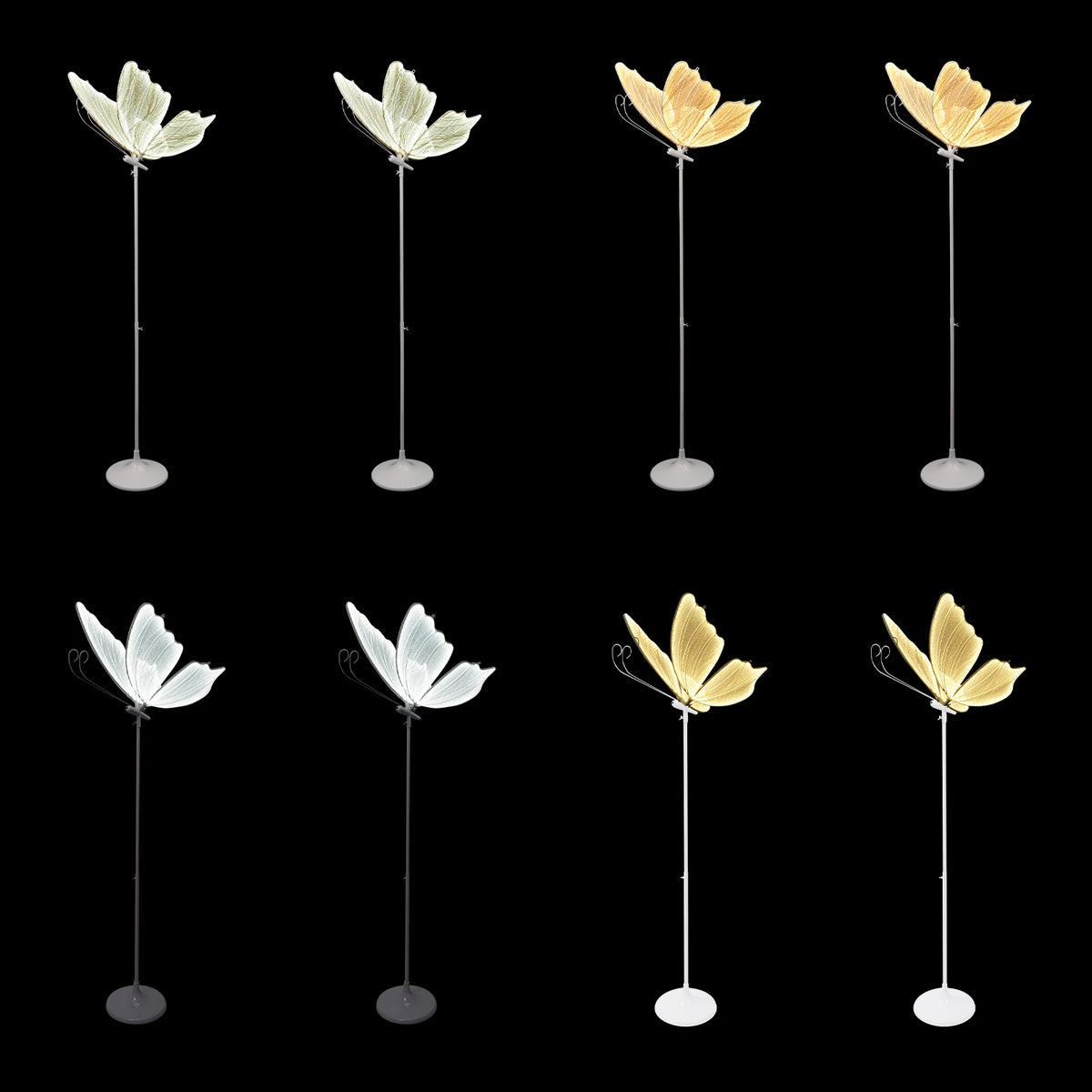 48W LED Strip Light LED 2pcs Wedding Butterfly Floor Lamp Hanging Light Romantic Hanging Wedding Butterfly Decoration Props