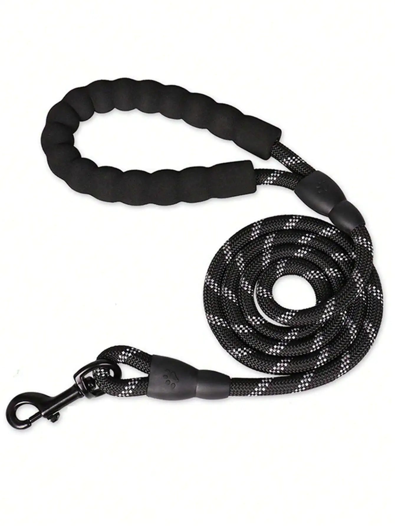 Reflective Nylon Pet Leash With Comfortable Foam Handle