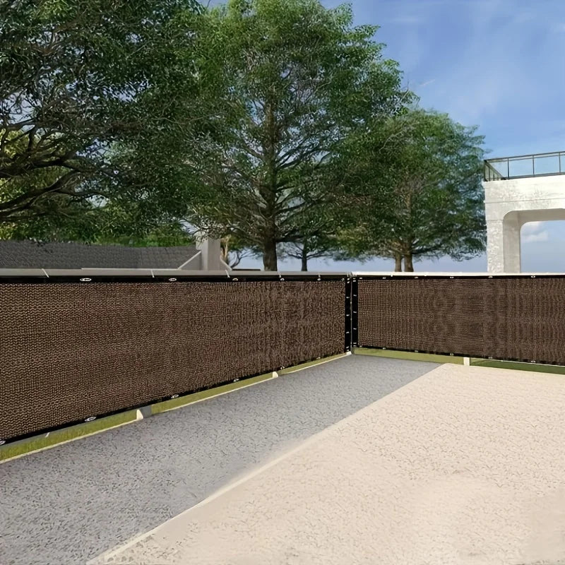 Shaded Outdoor Patios, Privacy Fence Screens, Outdoor Gap Shade Nets, High-Density Woven Shade Cloth with Brass Grommets, Uv-Resistant, Breathable and Evenly Woven, Suitable for Backyards, Gardens and Lawns