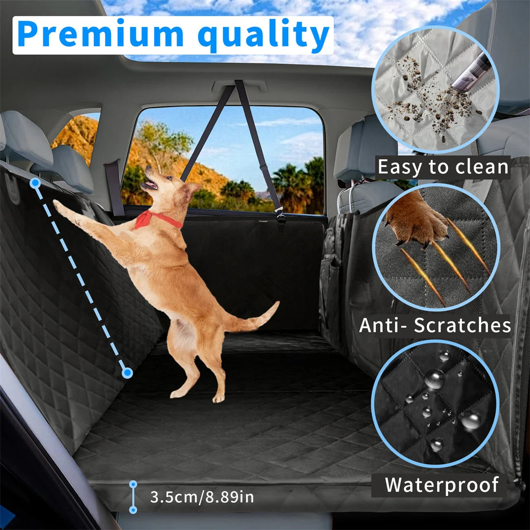 Bingopaw Waterproof Dog Car Seat Cover Travel Hammock