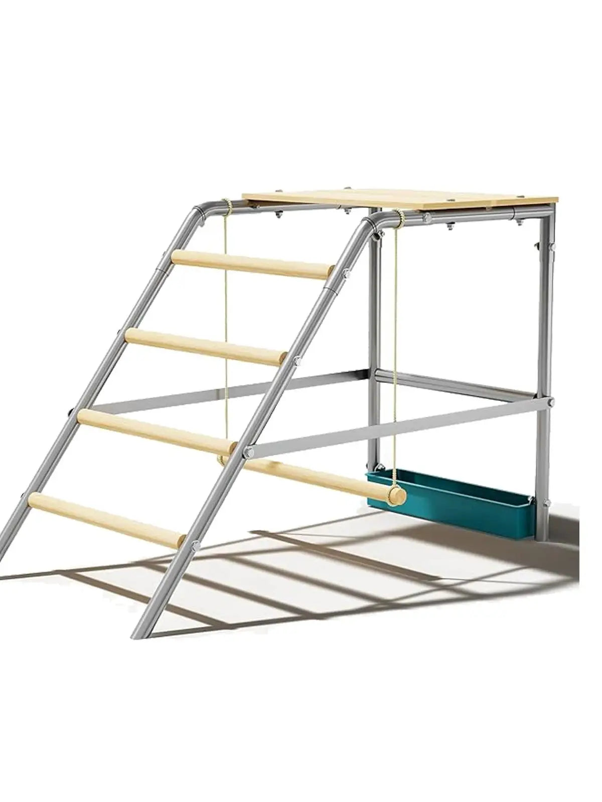 Chicken Perch for Coop with Ladder Design, Weatherproof Roosting Bars for Chickens, Durable Hen Coop Access for Backyard Poultry