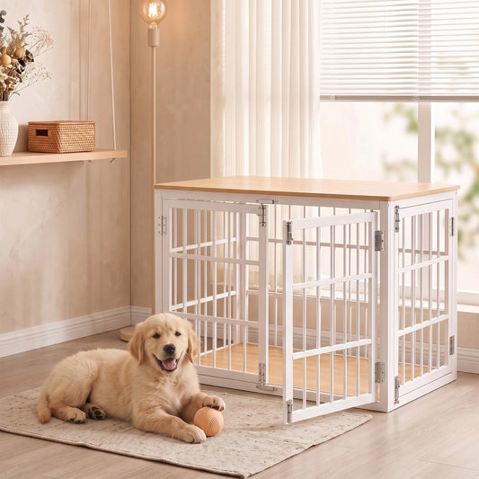 JHK Heavy Duty Dog Kennel With Secure Double Lock Doors