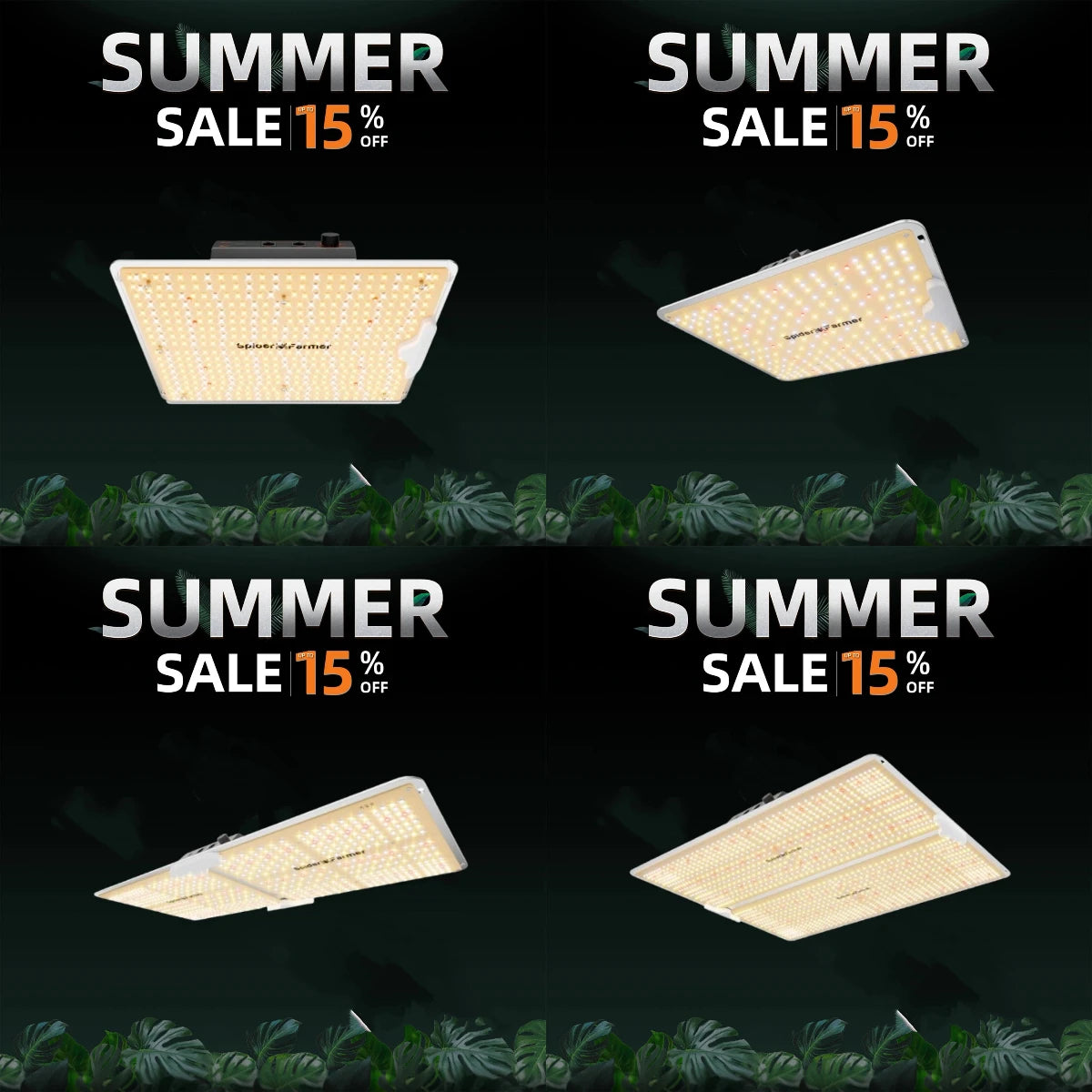 Spider Farmer SF Series LED Grow Light Dimmable SF1000 2000 4000 Full Spectrum Sunlike Phytolamp for Hydroponics Grow Tent