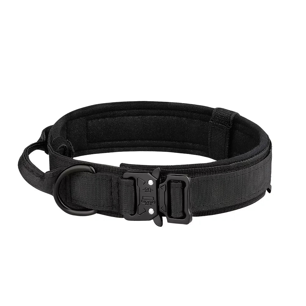 Petravel Adjustable Tactical Nylon Dog Collar Quick Release Buckle