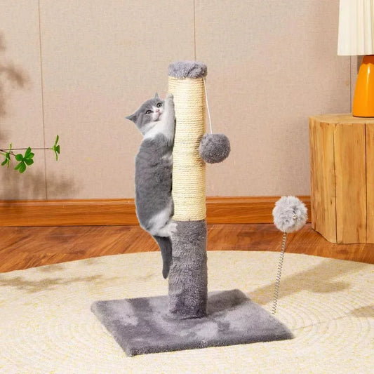 Vertical Sisal Cat Scratcher, Wear-resistant & Scratch-resistant, Lint-free, Detachable Minimalist Cat Scratching Post