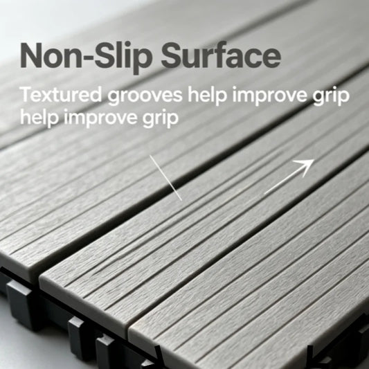 Anti Slip Interlocking Plastic Floor Tiles for Indoor Outdoor Use