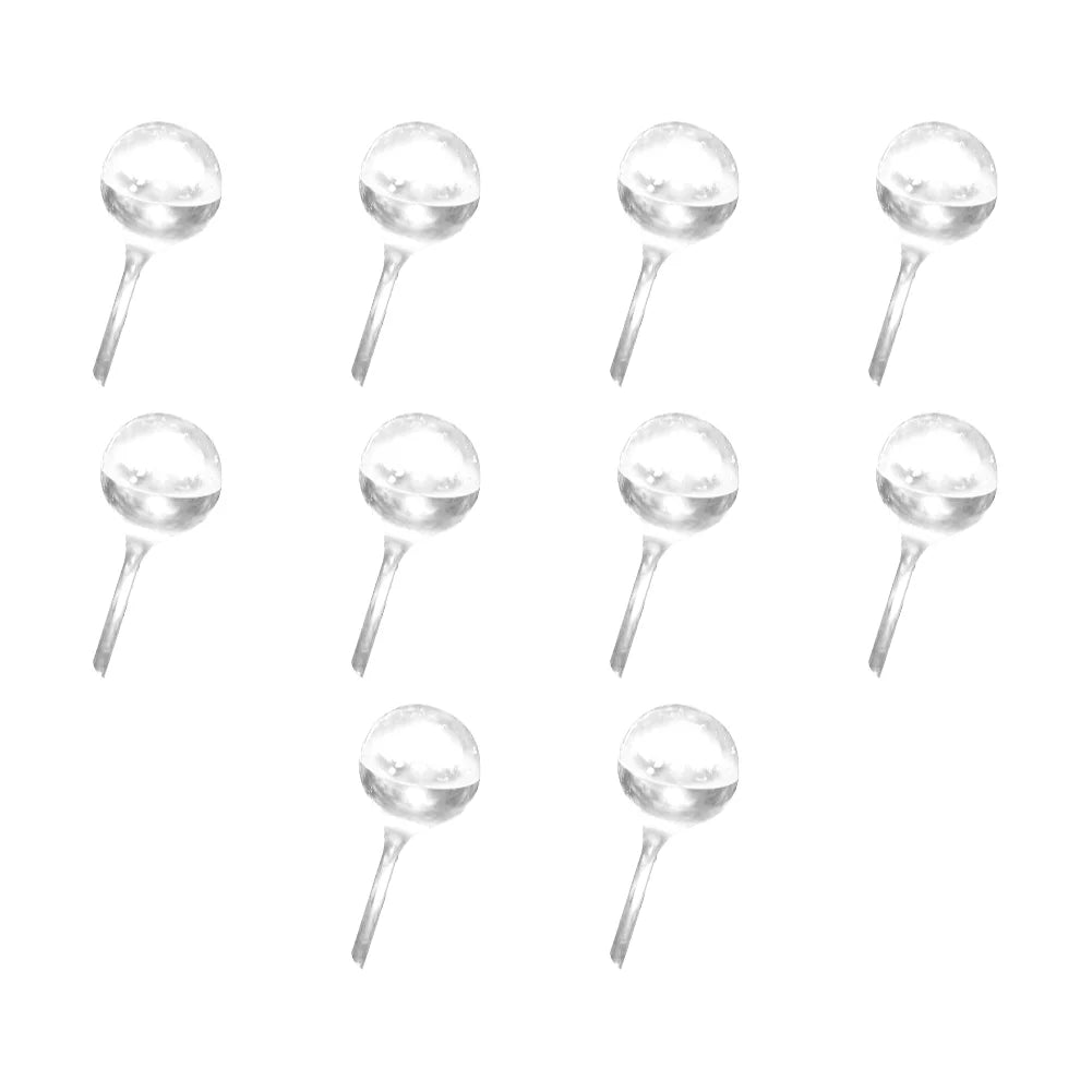 10PCS Clear Plant Watering Globes Automatic Drip Irrigation System Garden Indoor Outdoor Plant Watering Balls Devices Supplies
