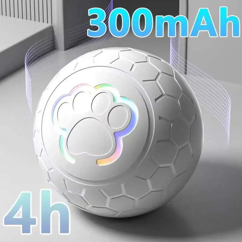 Smart Electronic Dog Toy Ball With Automatic Rolling RGB Lights
