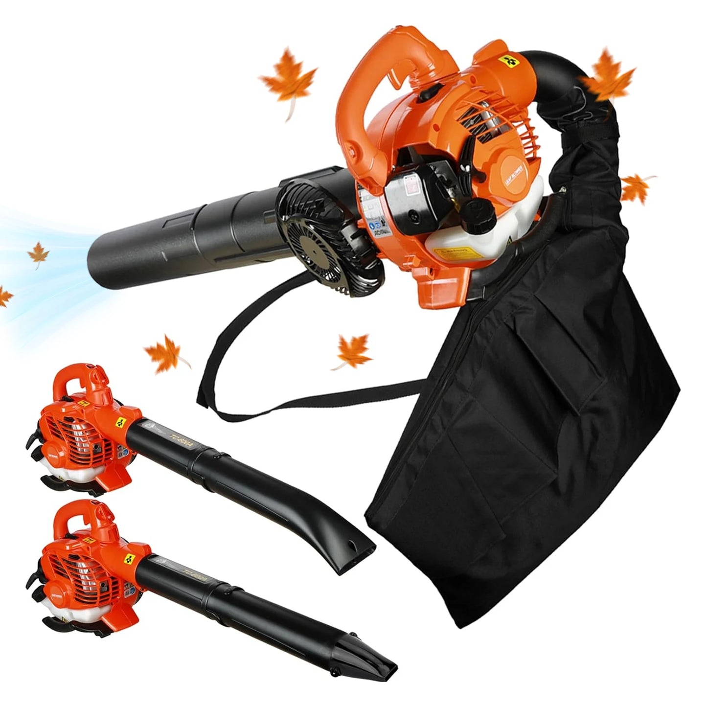 Gas Powered Leaf Blower 2-Stroke Handheld Leaf Blower Dual-Purpose Cleaner Air Blower Powerful Wind Snow Blower Gardening Tools