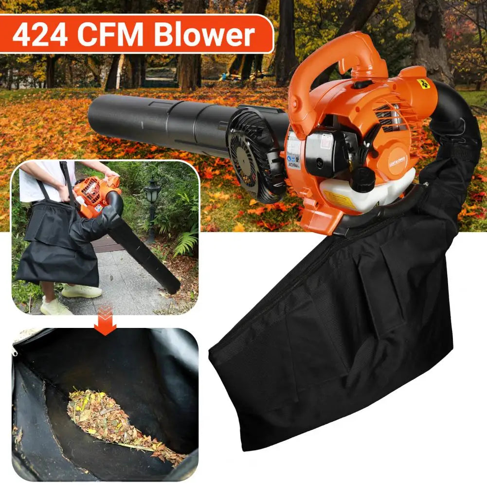 Gas Powered Leaf Blower 2-Stroke Handheld Leaf Blower Dual-Purpose Cleaner Air Blower Powerful Wind Snow Blower Gardening Tools